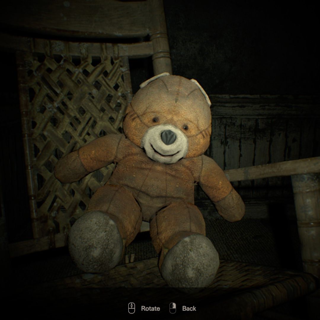 Medvídek z Resident Evil 7